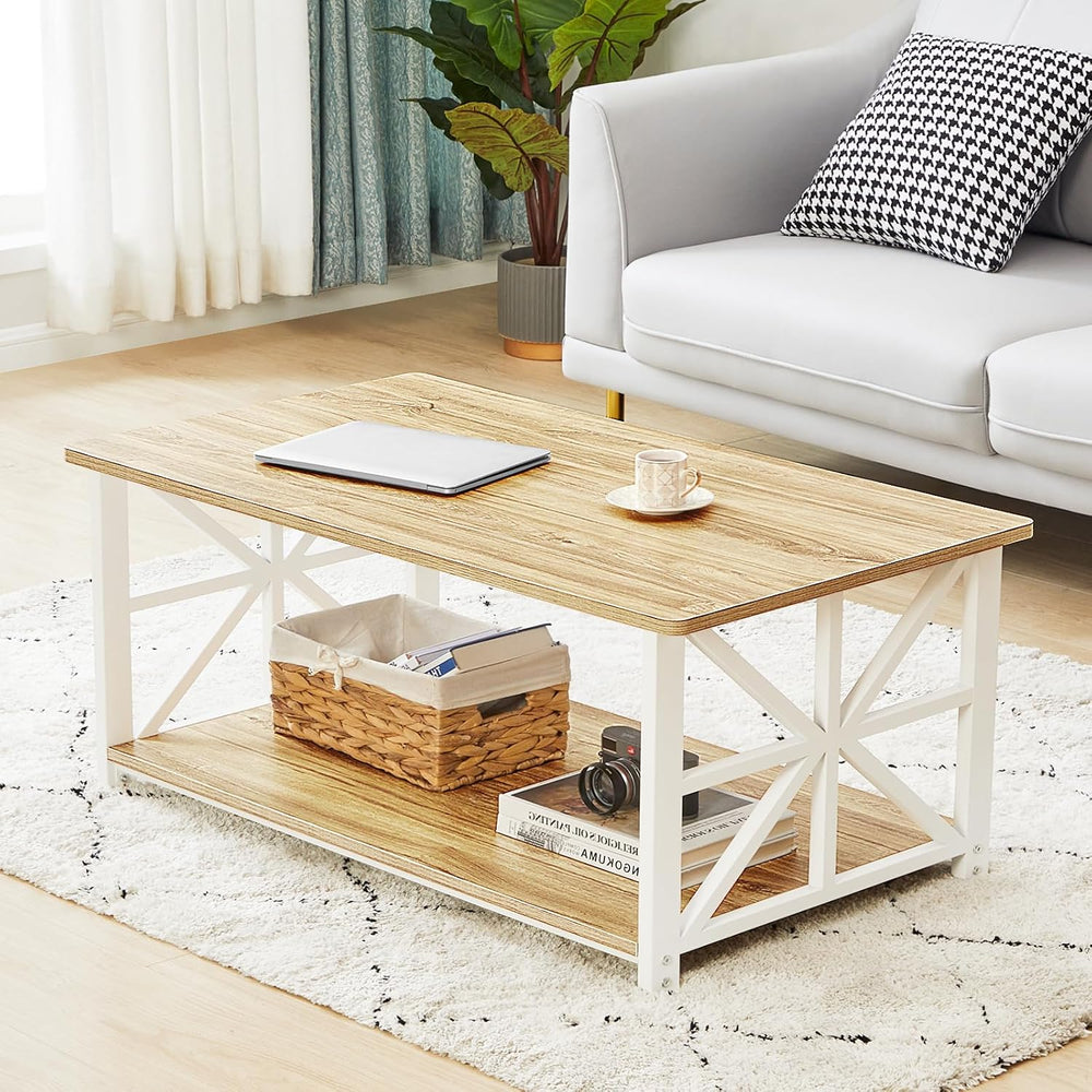 GreenForest 39 inch Coffee Table with Round Corner