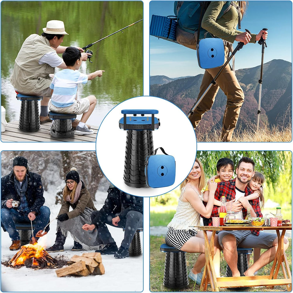 aboutool Collapsible Stool with Soft Removable Cushion & Waterproof Carry...