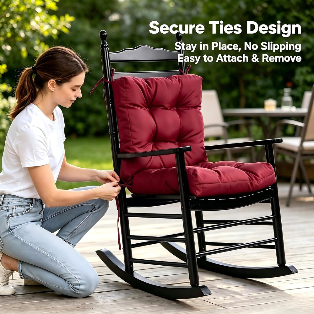 QILLOWAY Outdoor Chair Cushion for Patio Furniture, Waterproof Patio Cushions...