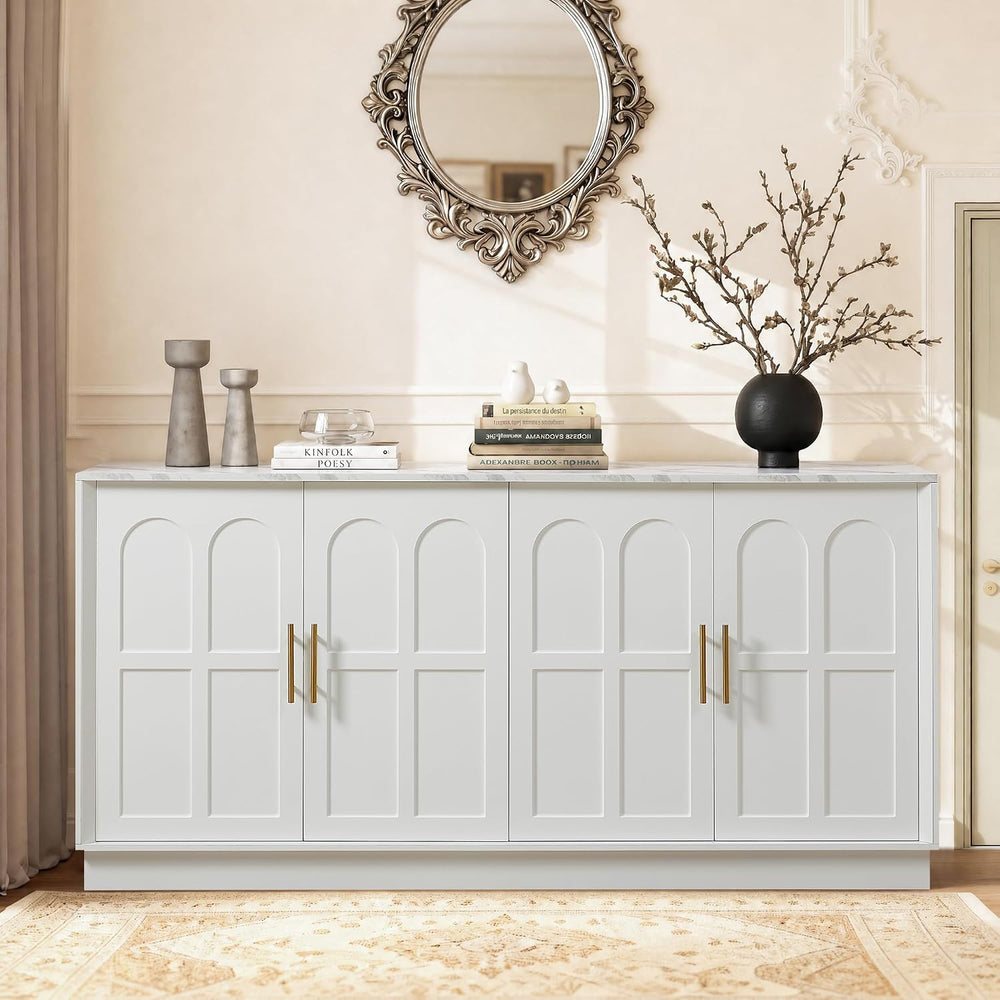 66.5" Sideboard Buffet Cabinet with Storage, Modern Credenza