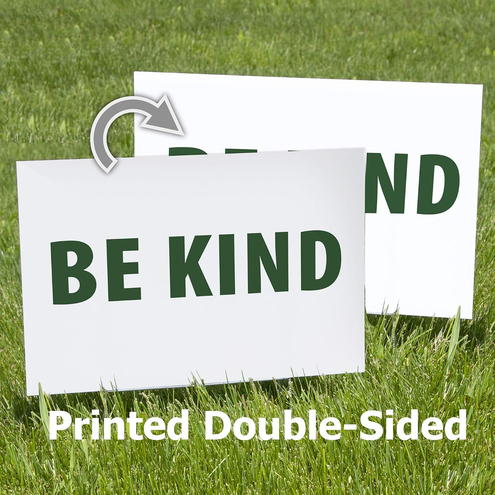 Vispronet Motivational Yard Sign Set – 23in x 17in Weather Resistant Yard Sig...