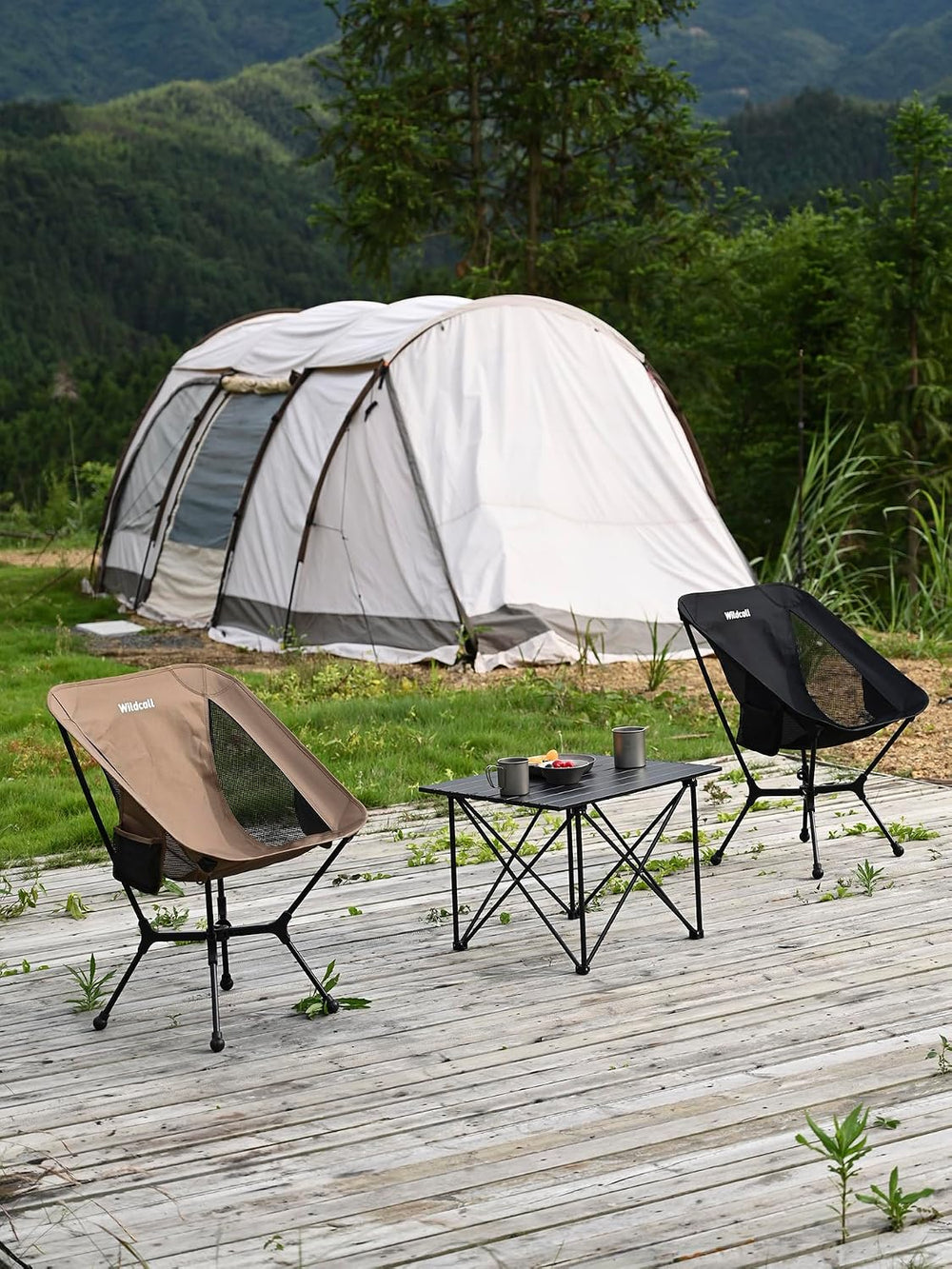 WildCall Ultralight Camping Table, Compact Aluminum Folding Beach Table