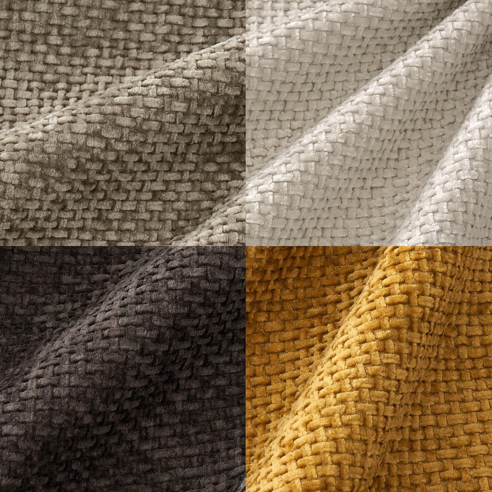 MIULEE Decorative Chenille Fall Pillow Covers Gold Brown 18x18 Pack of 4
