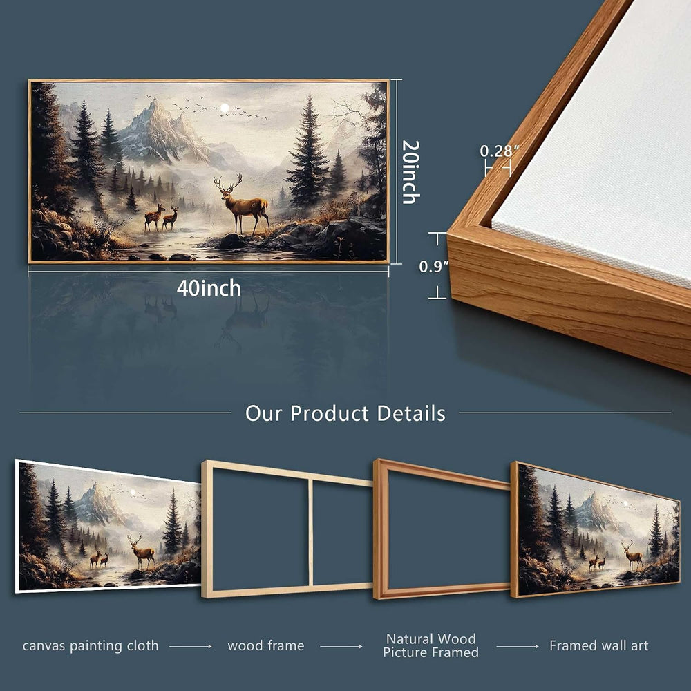KELIYUAN Canvas Wall Art For Living Room Large Wall Decor For Bedroom Landsca...