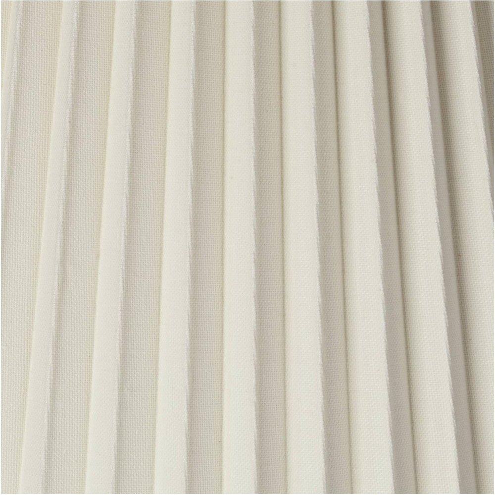Pre-Assembled Edie Large Ivory Pleated Lamp Shade 10x17x14.75 (Spider)