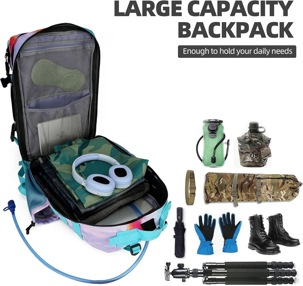 Lovelinks21 45L Tactical Assault Backpack 3 day assault pack with Molle Water...
