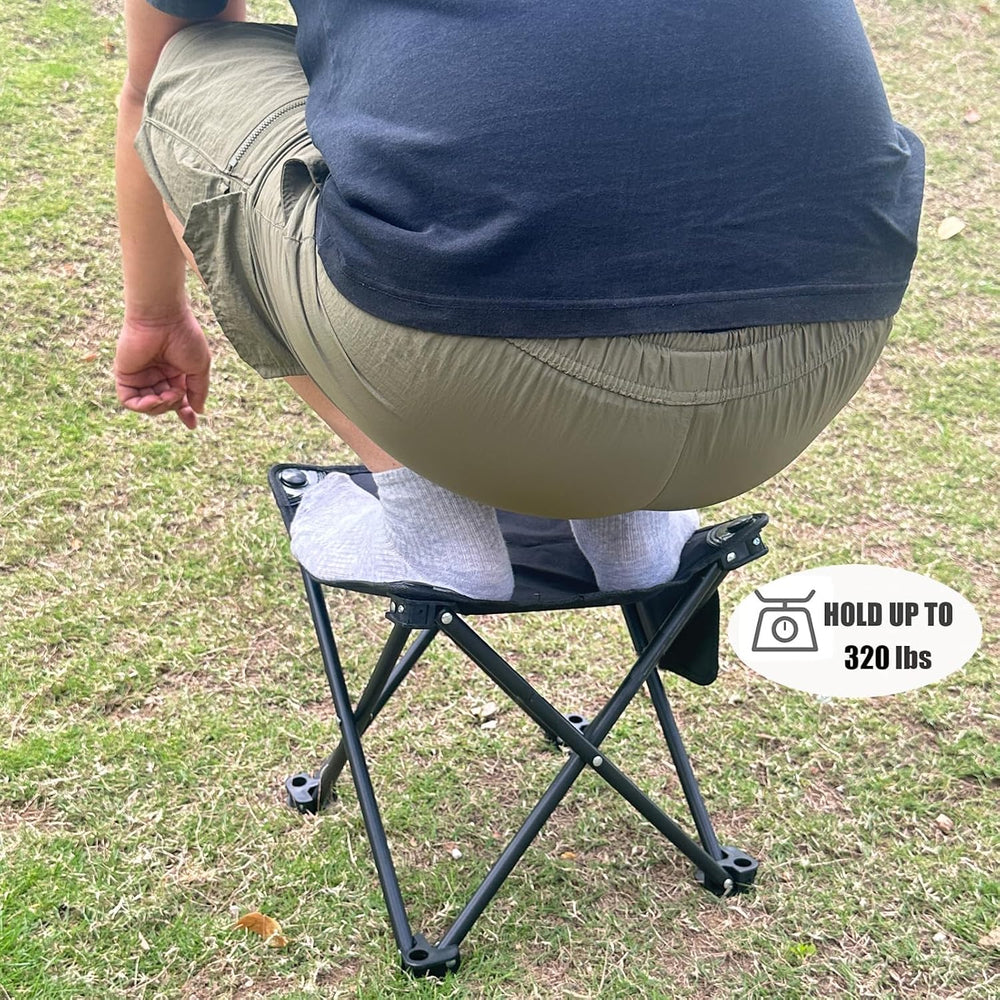 Opliy Camping Stool 2 Pack,Portable Folding Stool for Outdoor Gardening and B...