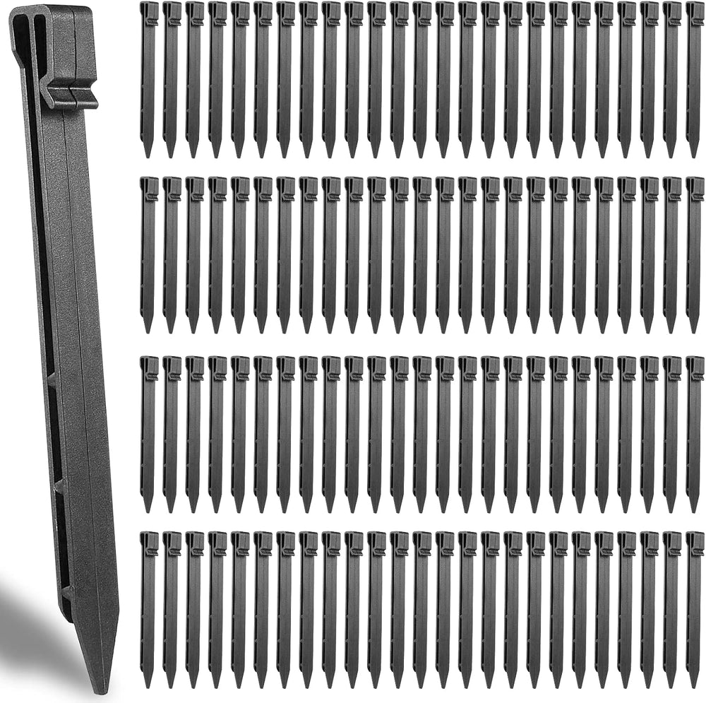 100 PCS Edging Stakes, Landscape Edging Stake for Gardening, Ground Stakes