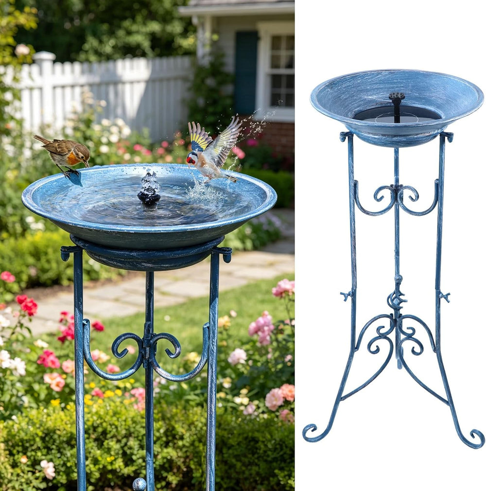 Multifunctional Solar Bird Bath, Solar Powered Bird Bath Fountain
