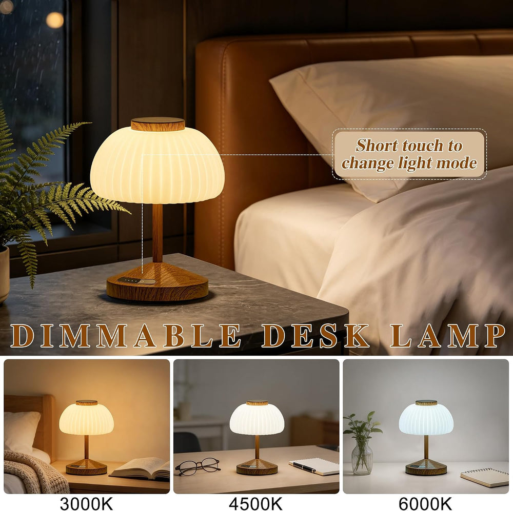 Spa-Like Shower Lamp, Wood Grain