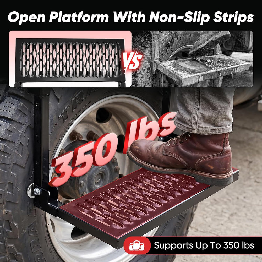 Sakerplus Upgrated Heavy Duty Folding Tire Step
