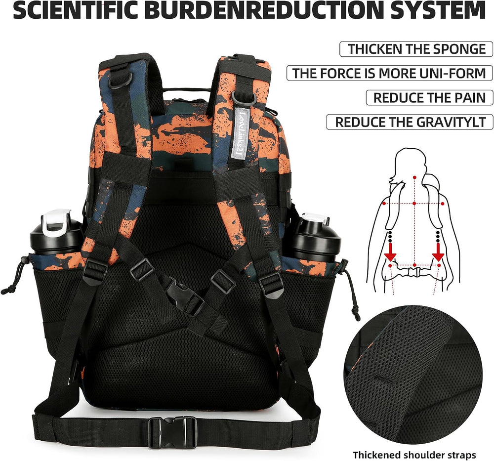 Military 45L Tactical Assault Backpack 3 day assault pack with Molle Waterpro...