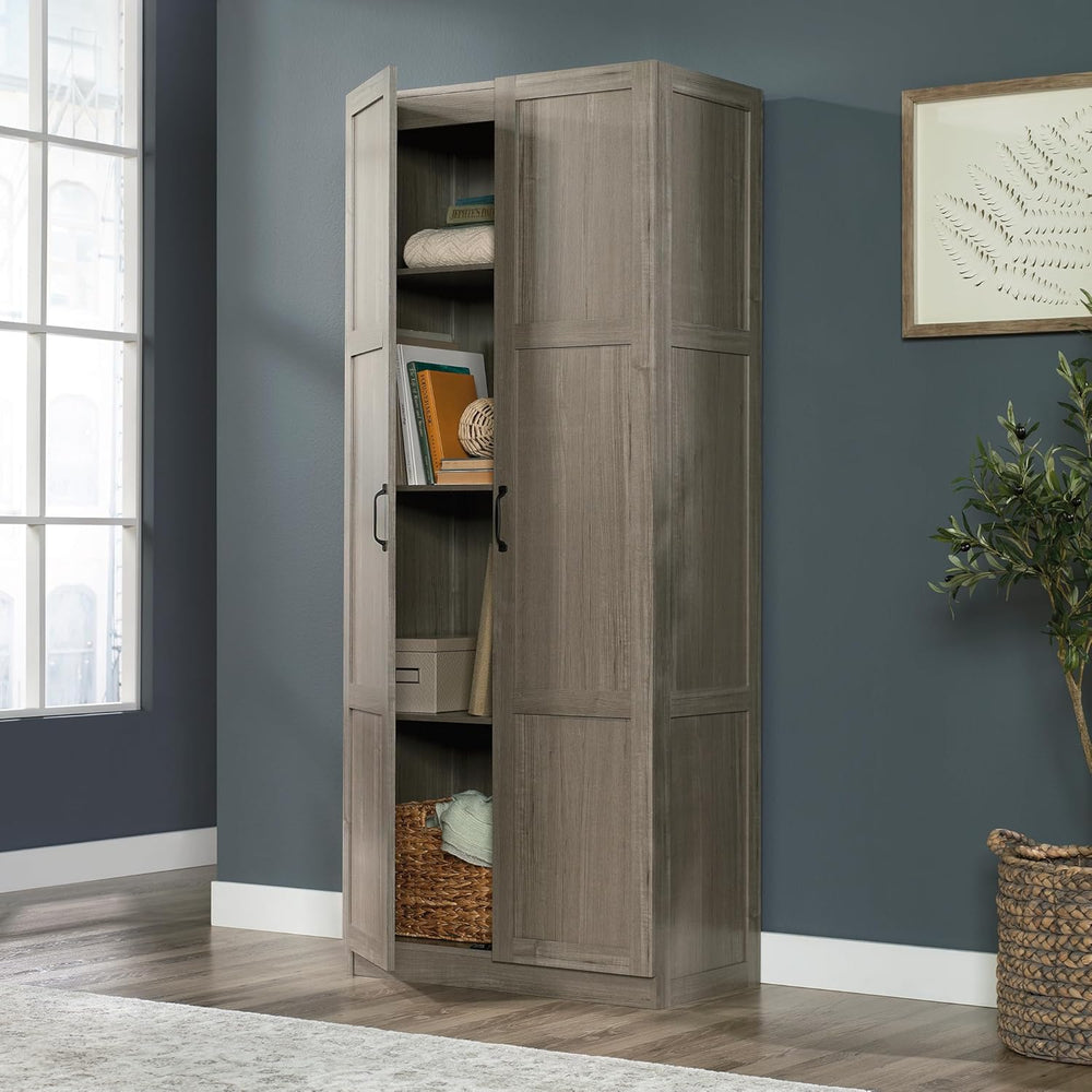 Sauder Select 71" Storage Cabinet, Pantry Cabinet Kitchen Storage with A...
