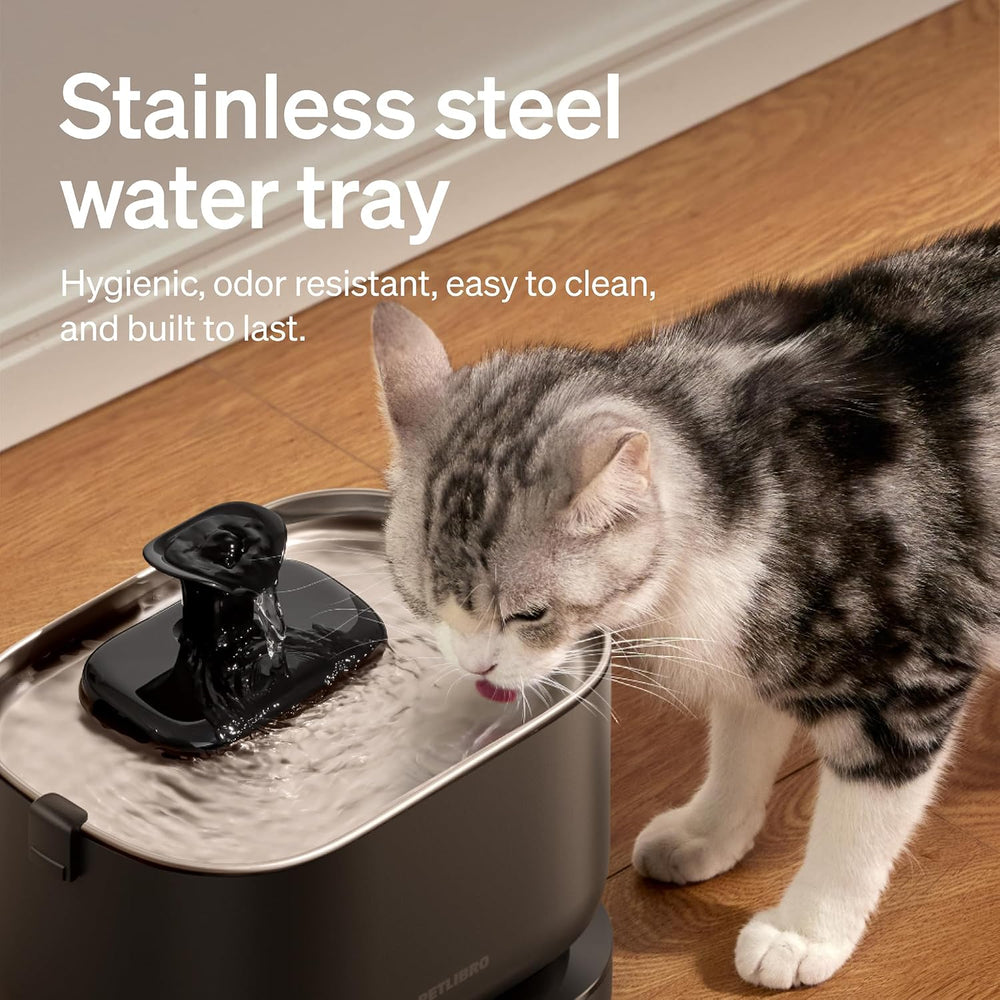 PETLIBRO Cat Water Fountain, Cordless Pet Water Fountain Battery Operated, 2....