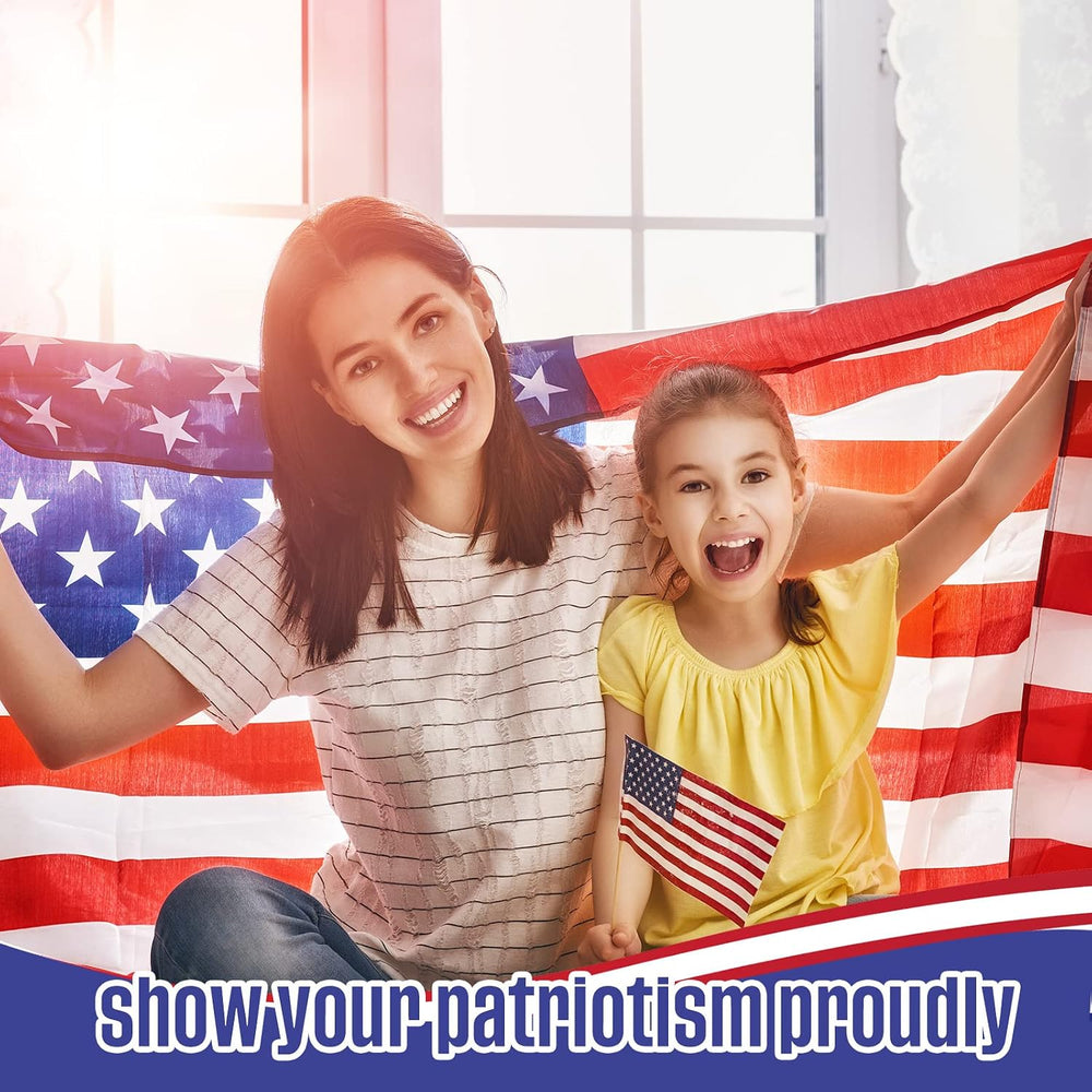 Tradder 40 Pieces 3x5 Ft American Flags Waterproof Polyester Grommets