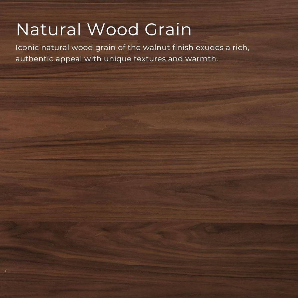 Furniture of America Lucian Mid-Century Modern Solid Wood Brown Round Side Ta...