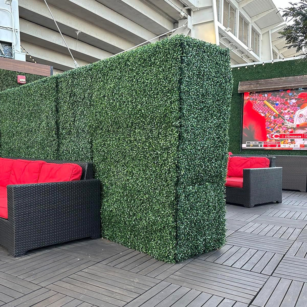 3rd Street Inn Artificial Greenery Wall Panels for Privacy - 20x20 4-Pack