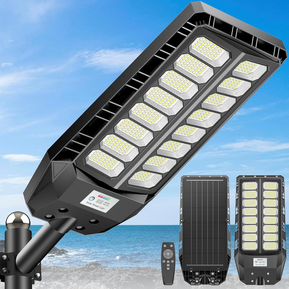 Deepn Ultra Bright Solar Lights Outdoor 8000W with Motion Sensor, TW003