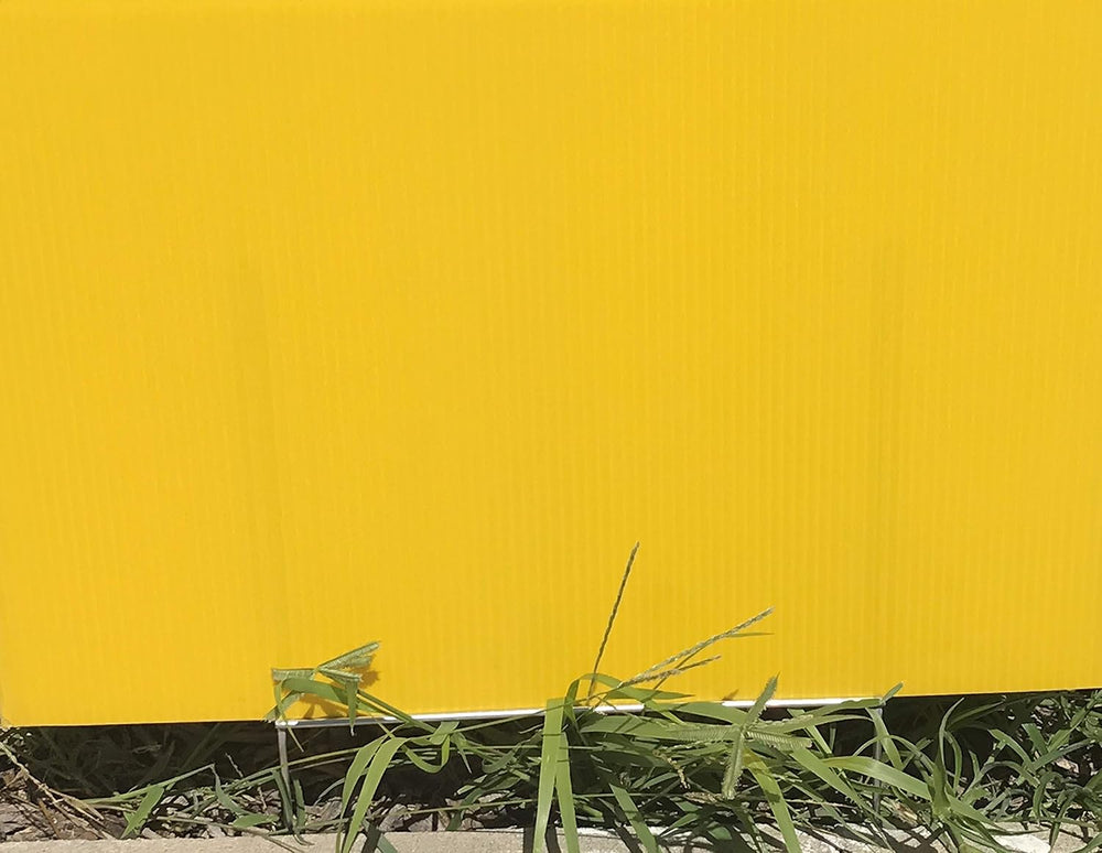 Yard Signs 10 Blank Signs (yellow) 12"x18" x 4 mm Corrugated Plasti...