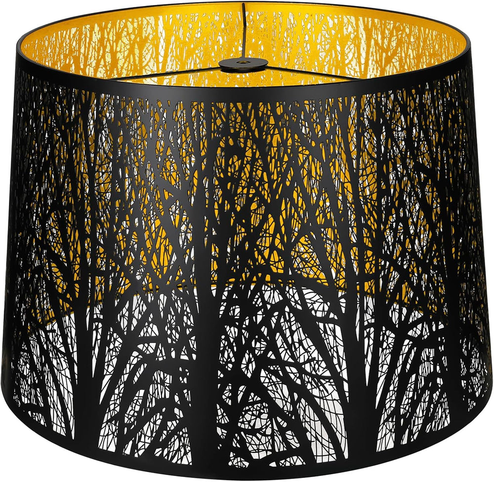 ALUCSET Large Lampshade, Drum Lamp Shades 14" Top x 16" Bottom x 11...