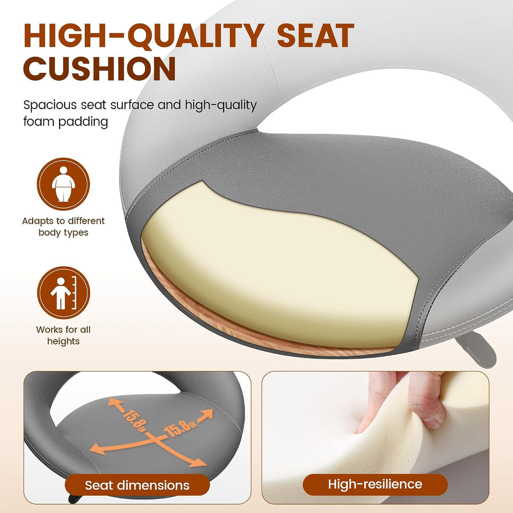 Drafting Chair for Standing Desk, Counter Height Rolling Stool
