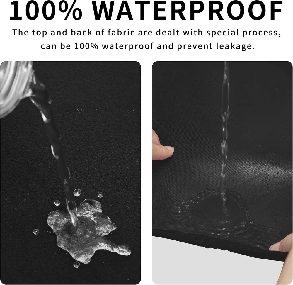 Easy-Going Waterproof Stretch XX-Large Rectangle Ottoman Cover Footstool