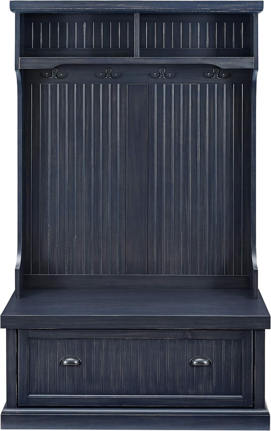 Crosley Furniture Seaside Hall Tree, Shoe Rack Bench