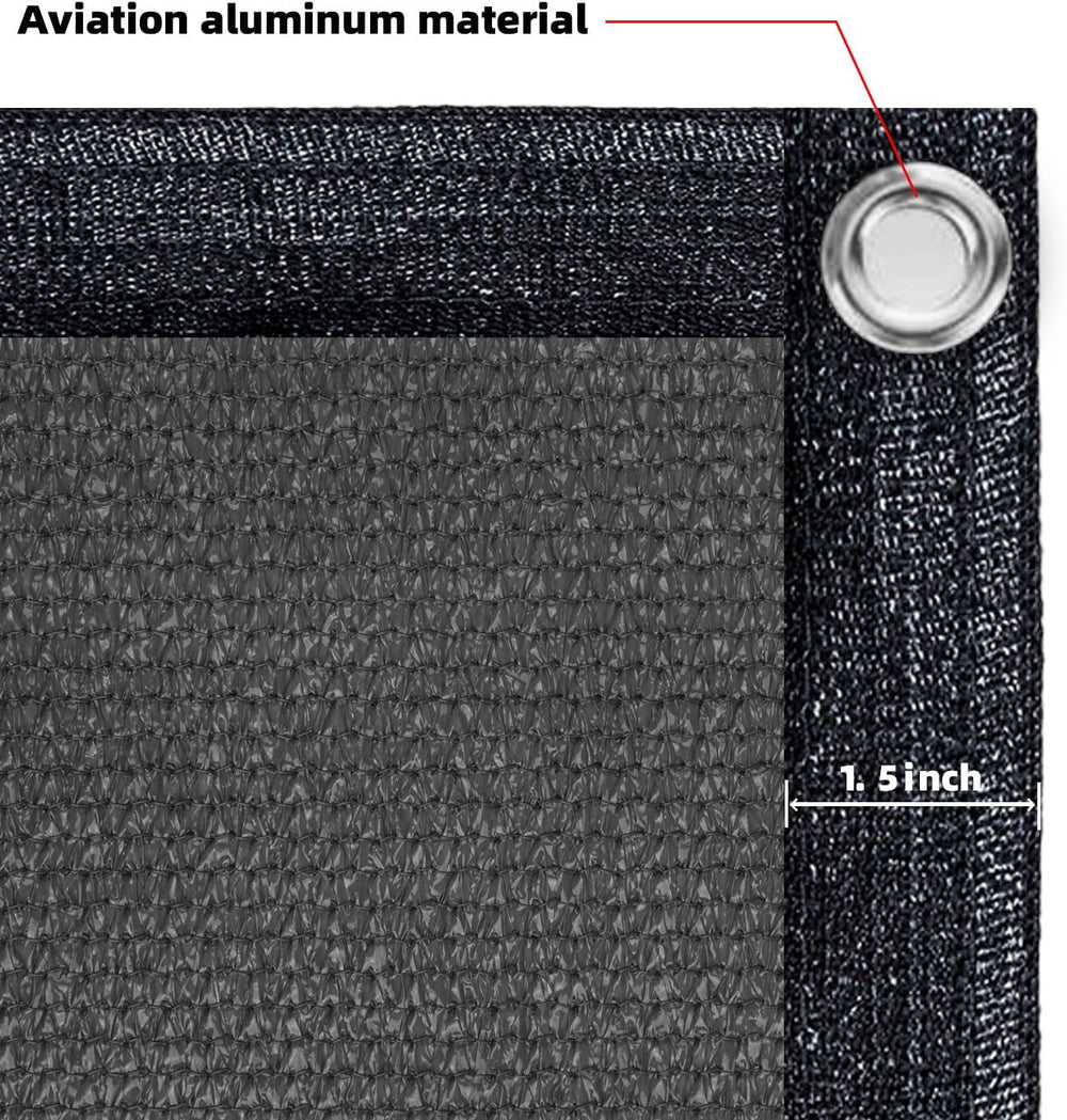 SUNNY GUARD 4' x 24' Privacy Fence Screen, Heavy Duty HDPE Mesh