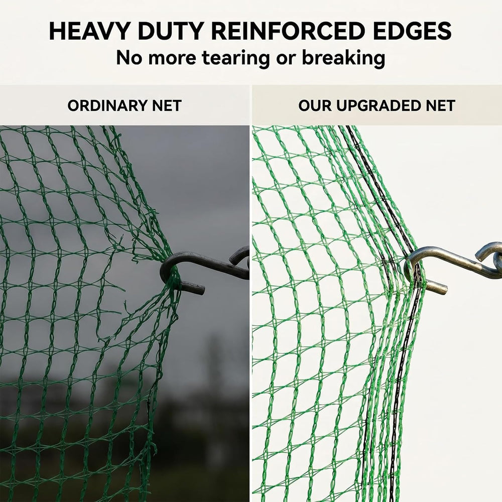 Plastic Garden Fence 4x100 FT, 0.4" Mesh Deer Fence Roll