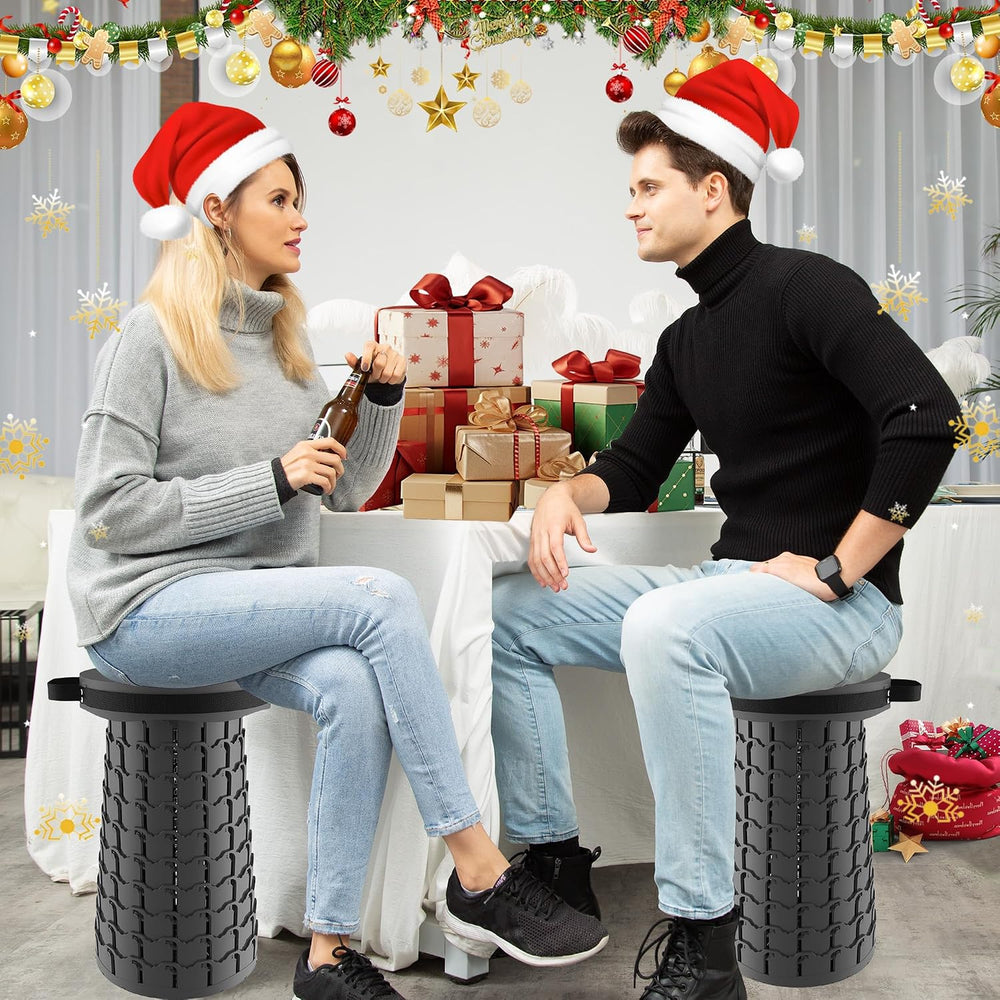 ALEVMOOM 2026 Upgraded XXL 19.7" Collapsible Stool with Cushion, 1000lbs...