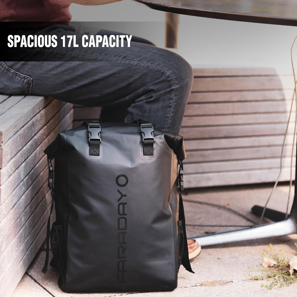 Faraday Defense Waterproof Faraday DRY Bag - 17L Backpack - Fast, Easy Access...