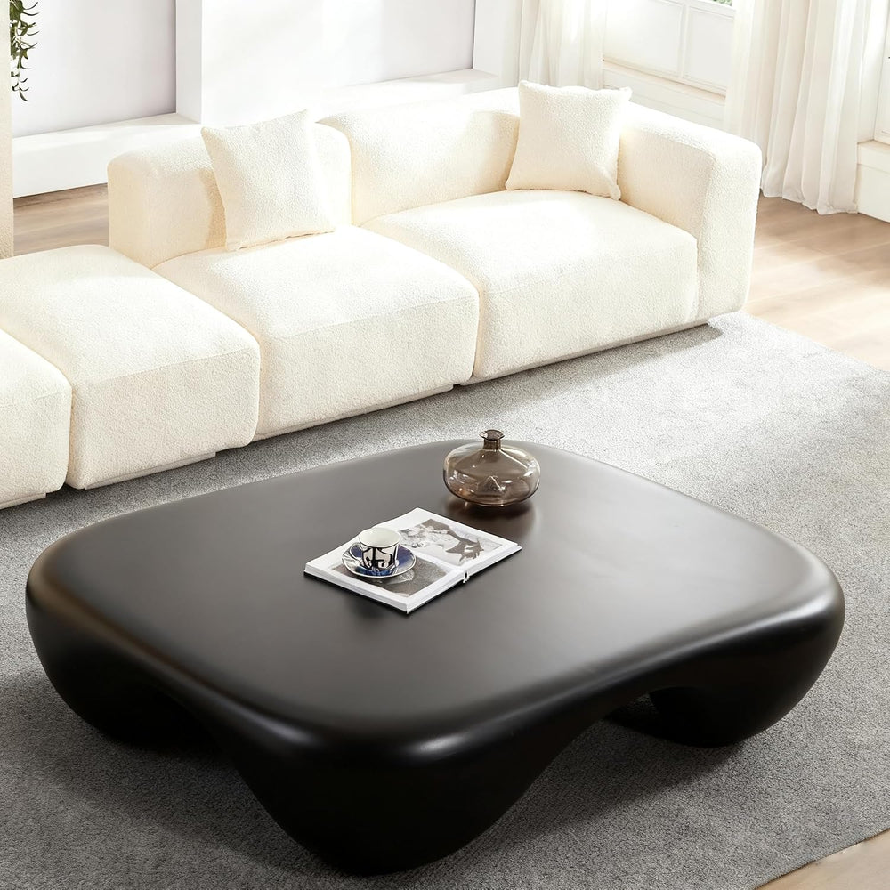39.37" Modern Low Coffee Table for Living Room (39.37" X 11.81")