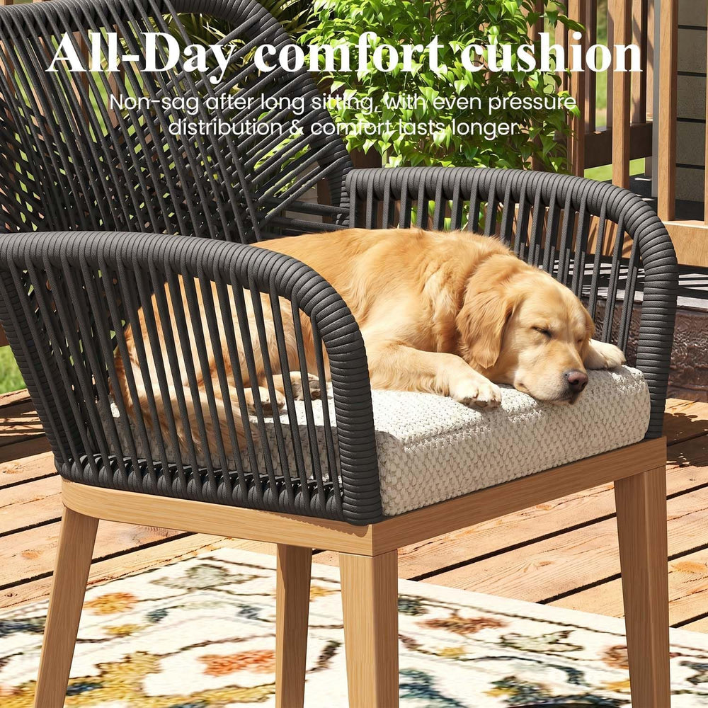 LayinSun Outdoor Dining Set for 12, 14 Pieces Patio Furniture Sets with Alumi...