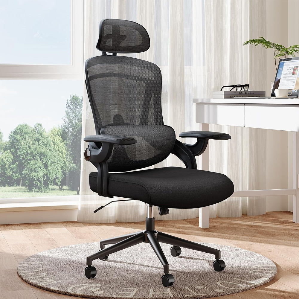 DUMOS Executive Home Office Chair, Ergonomic Computer Desk Chair, Mesh