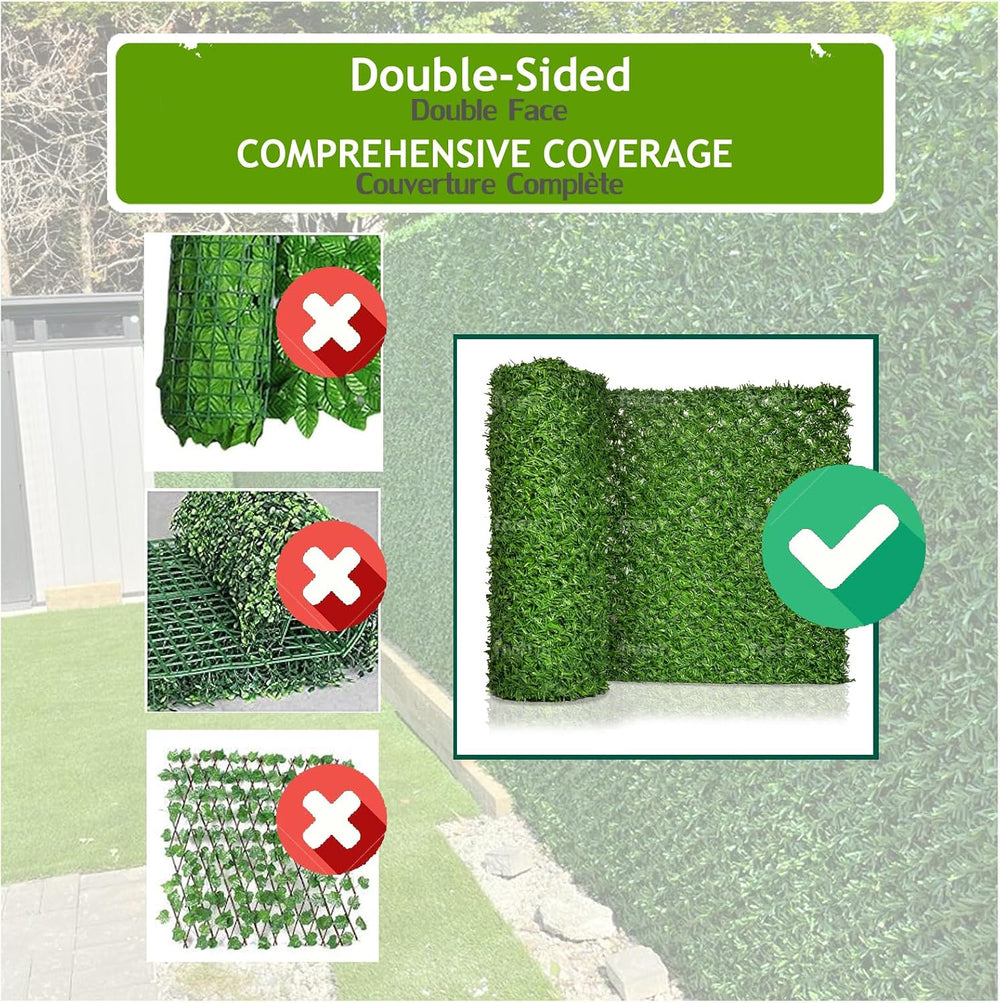 Can Fence Grass Chain Link Fence- Galvanized Wire UV Protected- Privacy Fence...