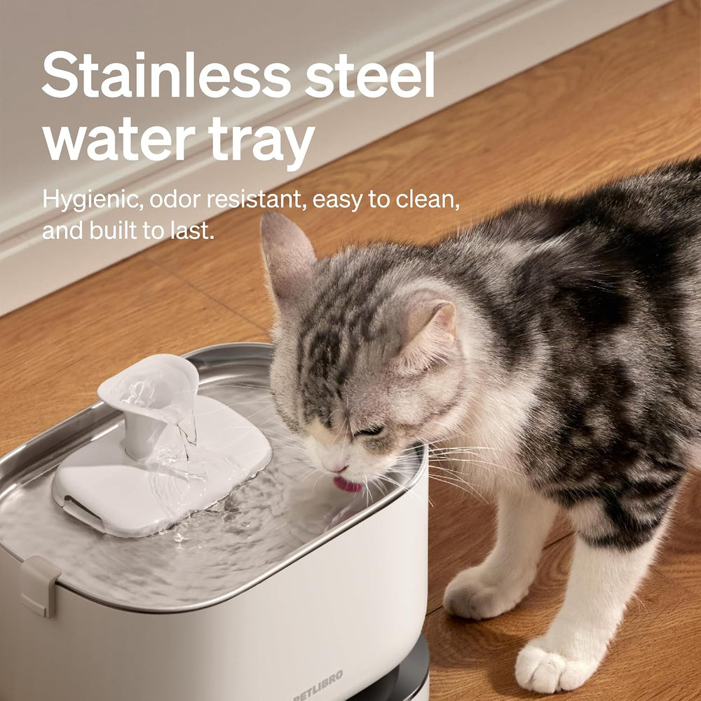 PETLIBRO Cat Water Fountain, Cordless Pet Water Fountain Battery Operated, 2....