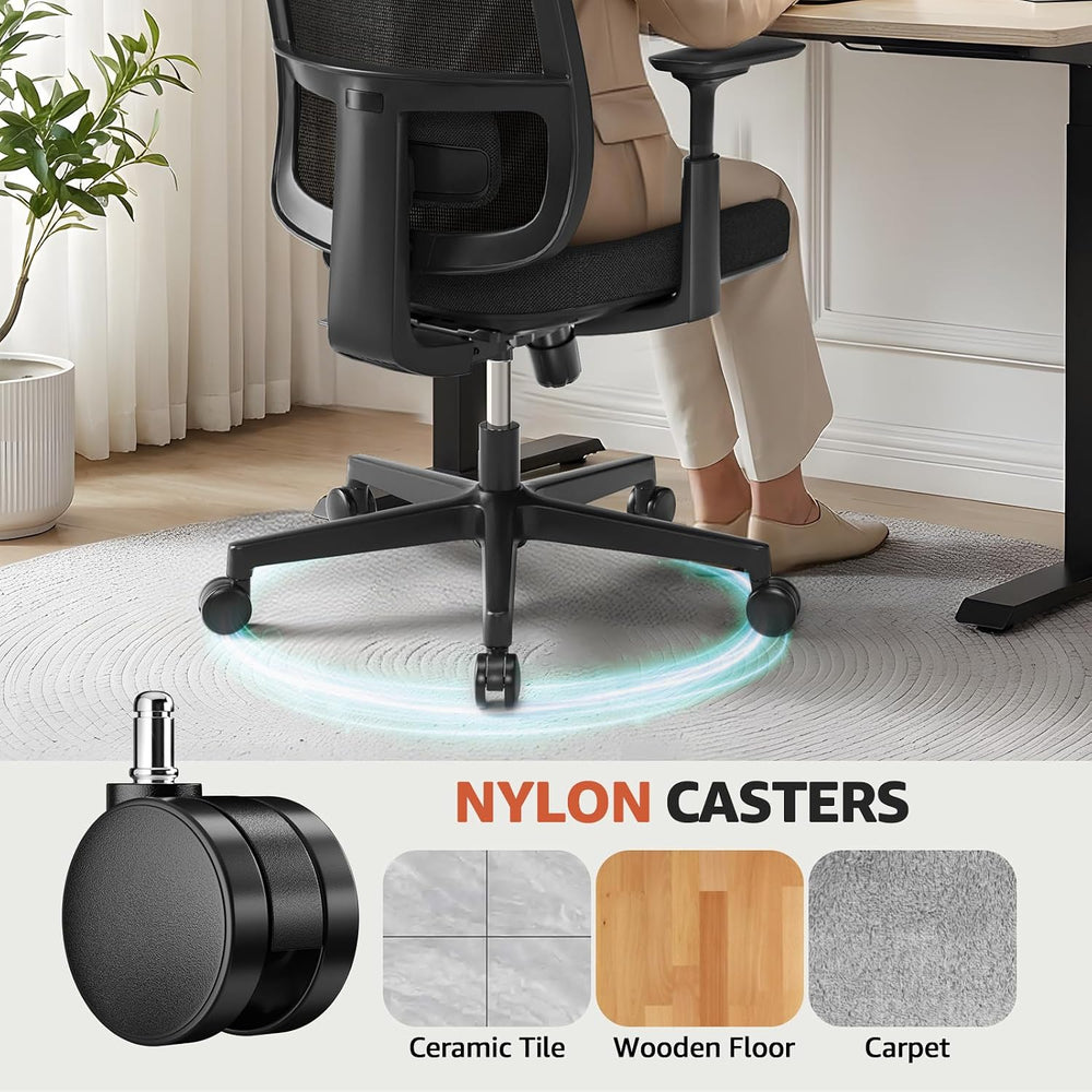 ErgoSift M1 Ergonomic Office Chair with 3.1-Inch Adjustable Seat Depth