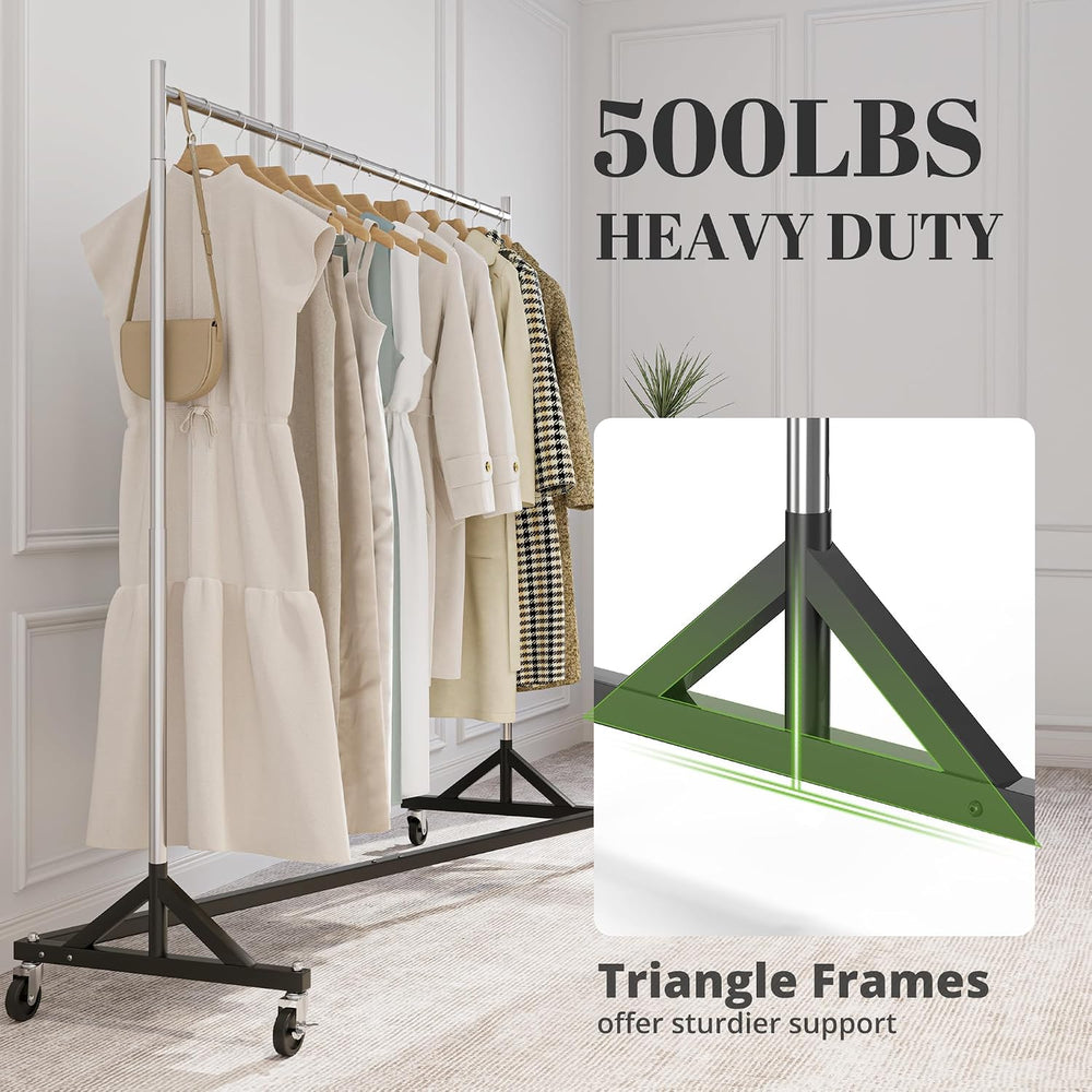 HOKEEPER Z Racks for Clothing Load 500LBS Height Adjustable