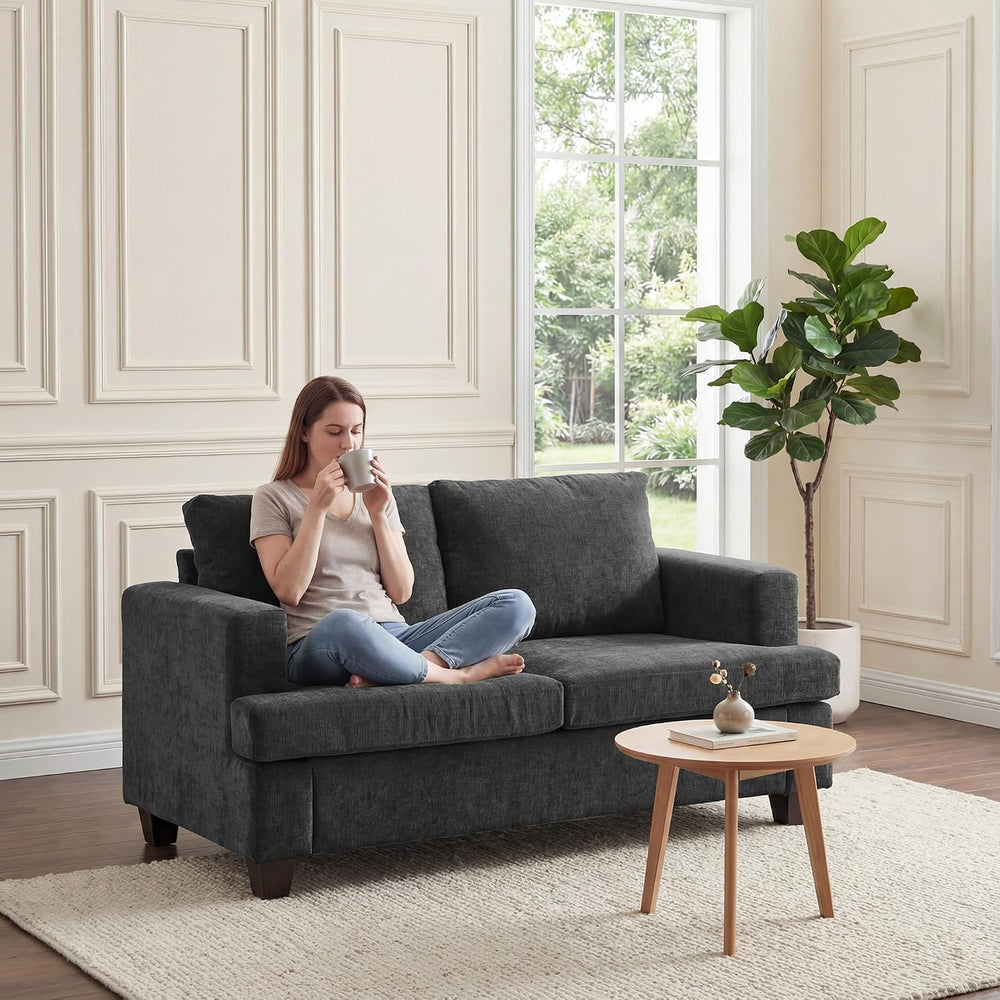 Apicizon Loveseat & 3 Seater Sofa Sets, 89" Couch Sofa Set for Livin...