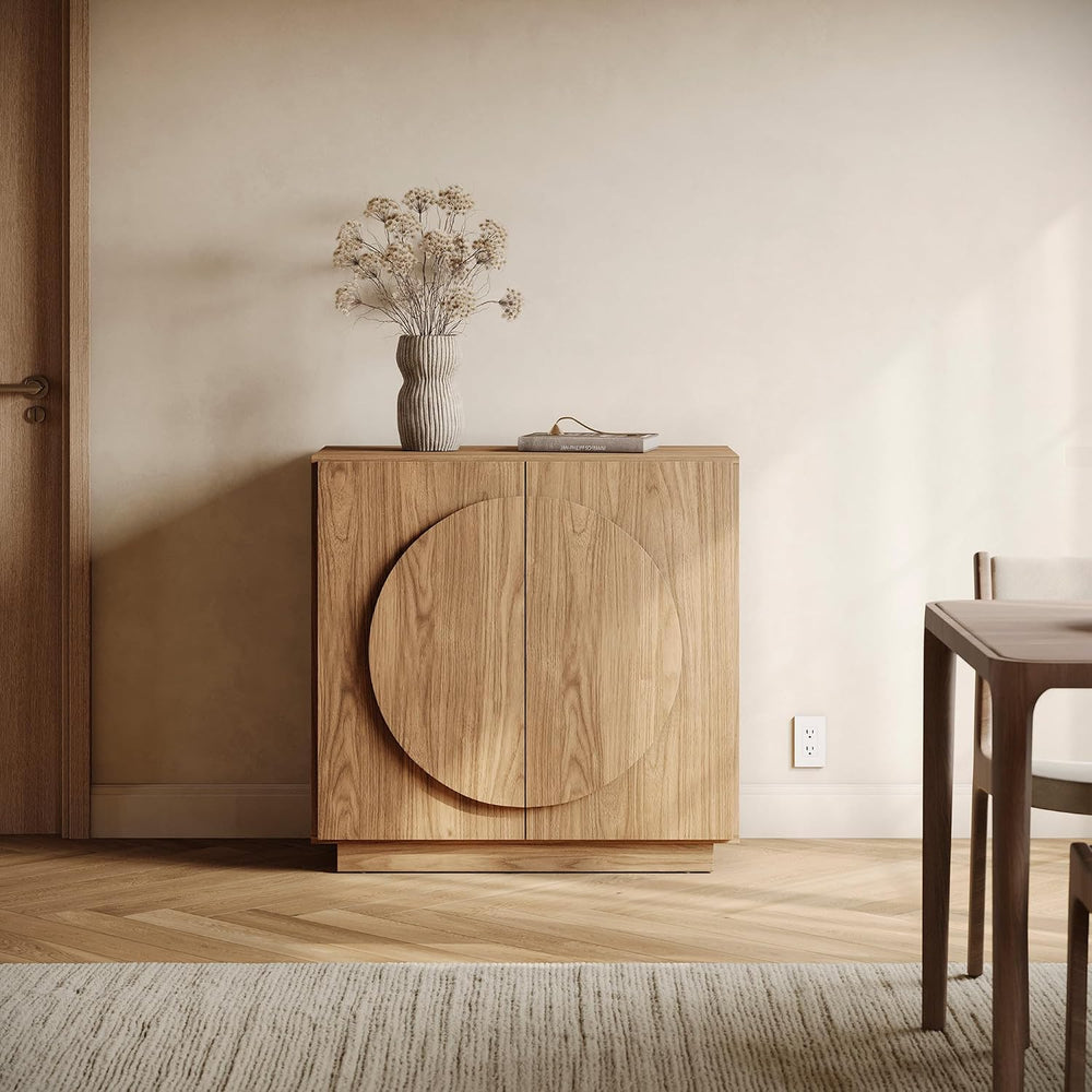 BELLEZE Luna Modular Sideboard Buffet Cabinet - Camel