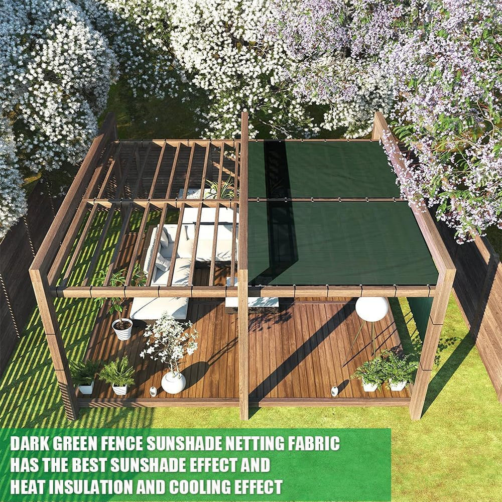 LITA 3' x 50' Garden Privacy Fence Screen Cover (HDPE) UV Protection ...