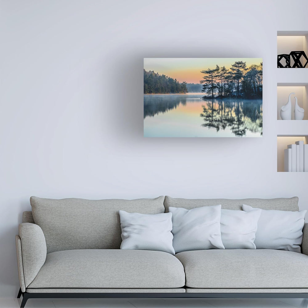 Wrapped Canvas Wall Art - Benny Pettersson 'Before People Wake' Wall ...