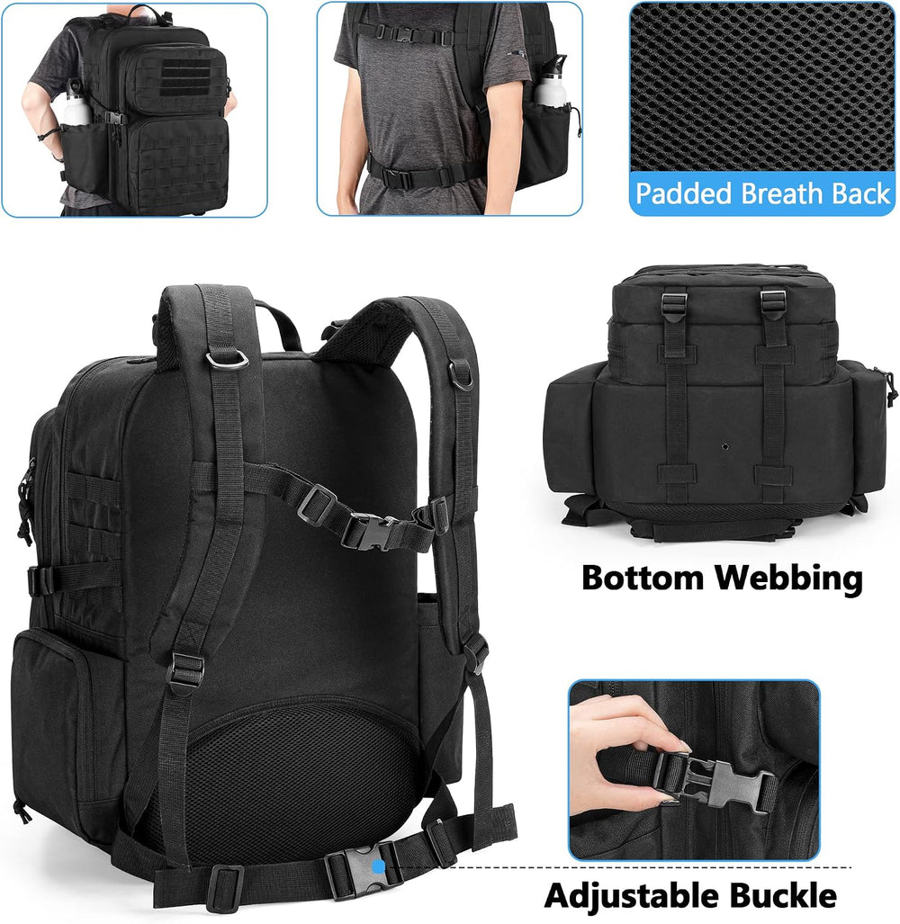 Damero First Aid Trauma Backpack, Molle Assault Pack Tactical Backpack