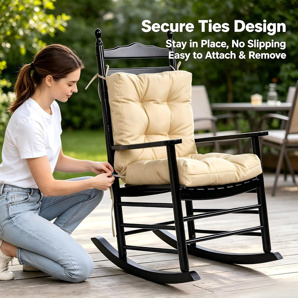 QILLOWAY Outdoor Chair Cushion for Patio Furniture, Waterproof Patio Cushions...