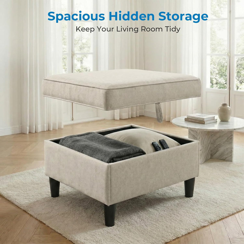 Mjkone 78" Width 3 Pieces Sofa Couches Set for Living Room Sets Furnitur...