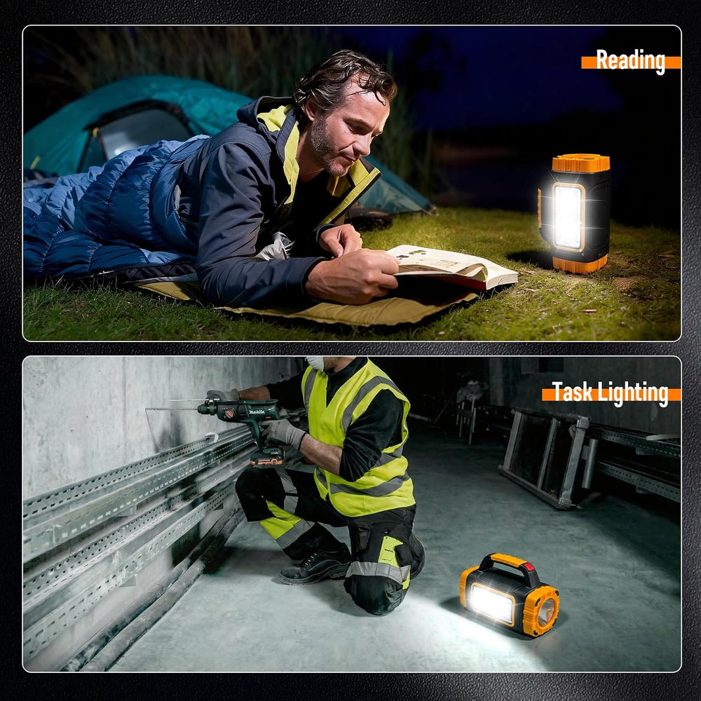 3000 Lumen Solar Powered Flashlight Rechargeable, Blue, 2PC