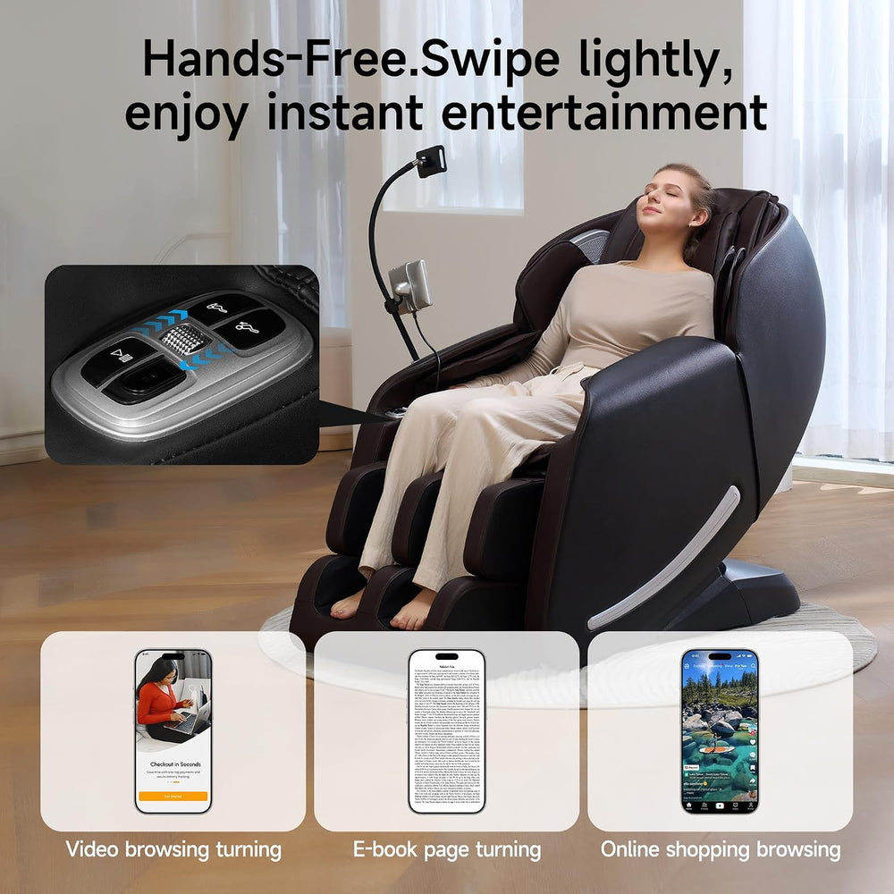 Real Relax 2026 3D Massage Chair Full Body with Unique Phone Controller