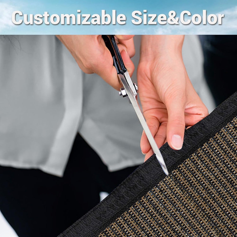 UPGRADE 0 4' X 5 0' Privacy Screen Fence, Heavy Duty Fencing Shade Co...