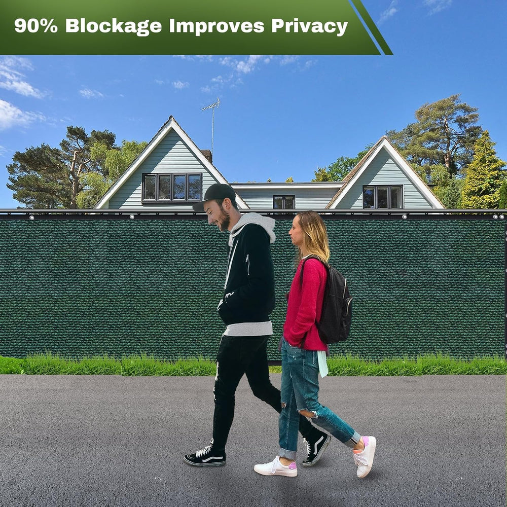 Privacy Screen Fence, TOTU 6ft x 50ft Heavy Duty Net Cover, for Wall Garden Y...