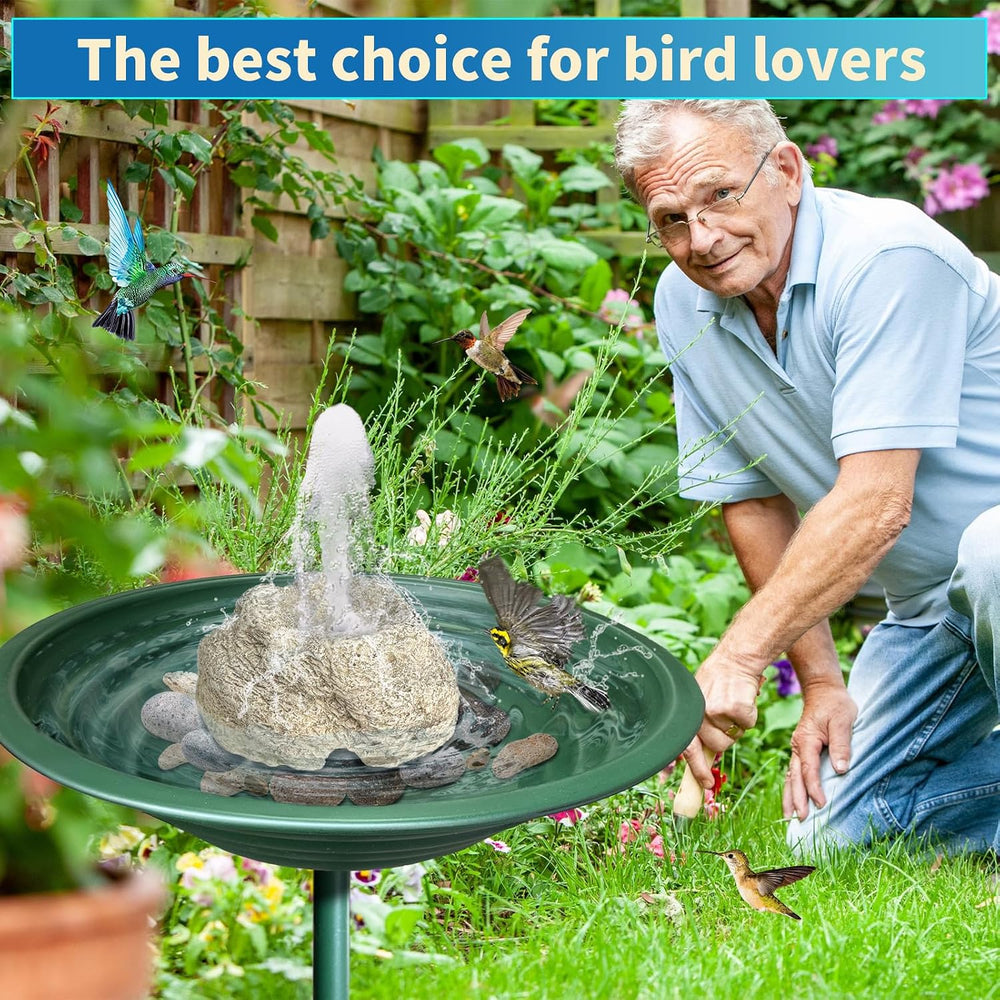 SAC SMARTEN ARTS Fountain for Bird Baths for Bird Bath Fountain with 7.5W Wat...